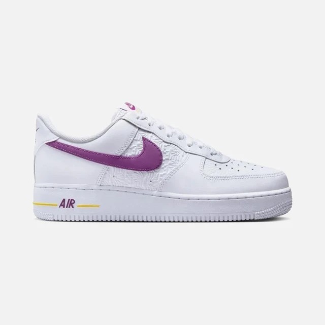 NIKE AIR FORCE 1 07 White/Bold Berry/Speed Yellow ORIGINAL 100% - 44 (28cm)