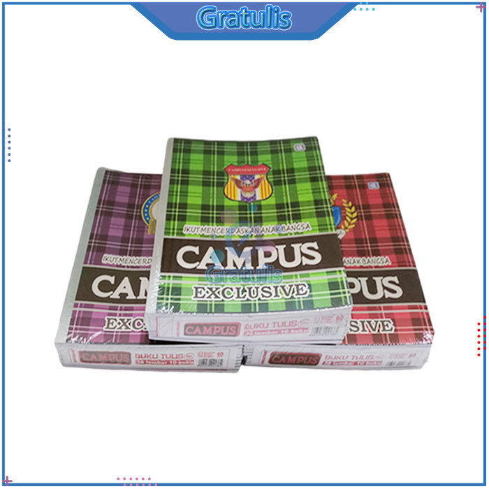 

BUKU TULIS CAMPUS 58 LEMBAR [1 PAK] / BUKU CATATAN HARIAN SD SMP SMA KULIAH / ALAT TULIS PERLENGKAPAN SEKOLAH ANAK / BUKU TULIS SEKOLAH CAMPUS 58 LEMBAR 10 BUKU / BUKU KAMPUS 1 PACK / BUKU TULIS KWARTO A5