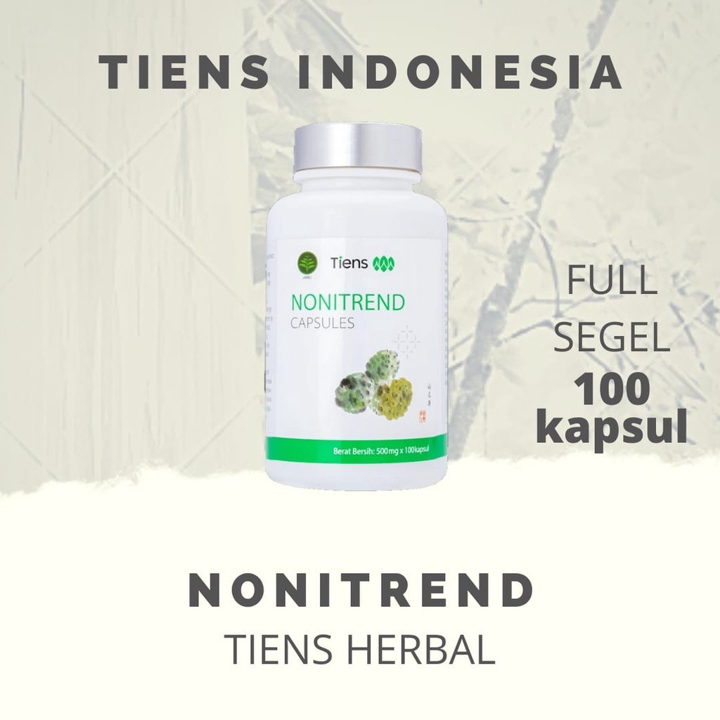 TIENS NONITREND 100 KAPSUL / OBAT HERBAL DARAH TINGGI / OBAT INSOMNIA / ORIGINAL