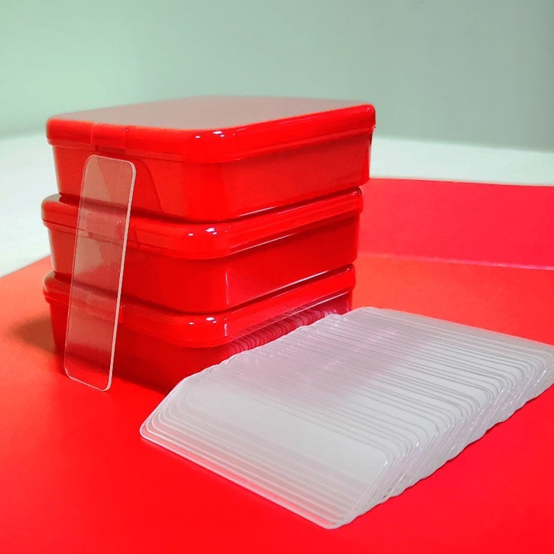 

Promo 60pcs Set Box Perekat Stiker Double Tape Nano Transparan Anti Air