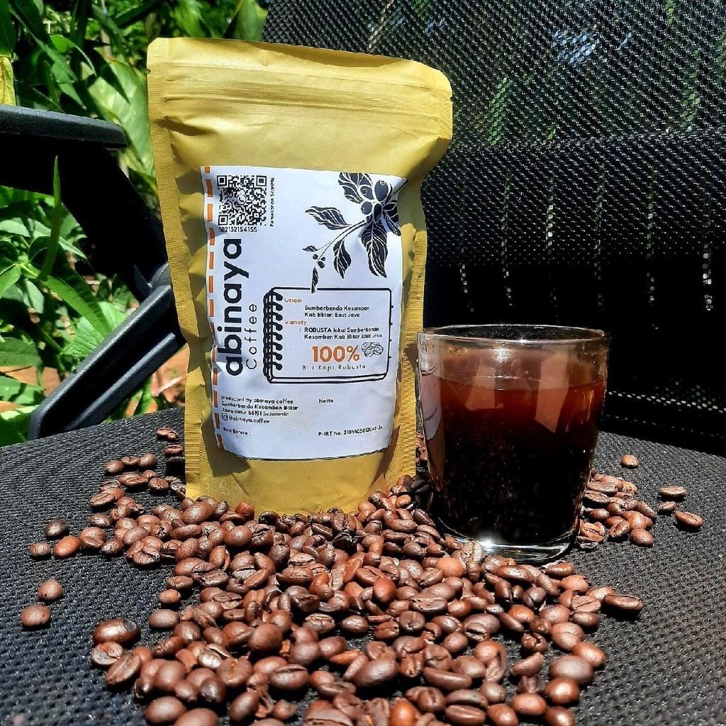 

Kopi bubuk robusta abinaya coffe kemasan 250g harga ekonomis rasa mantap Coffee tidak pakai Gula Instan Instan aroma Manis