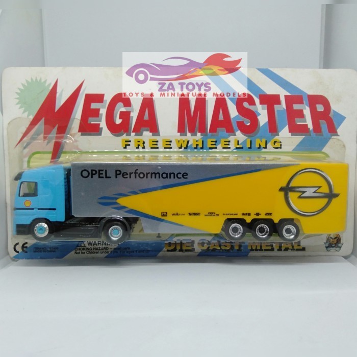 AS27 Diecast Mercedes Benz Actross Truck Opel Perfomance Mega Master Schuco
