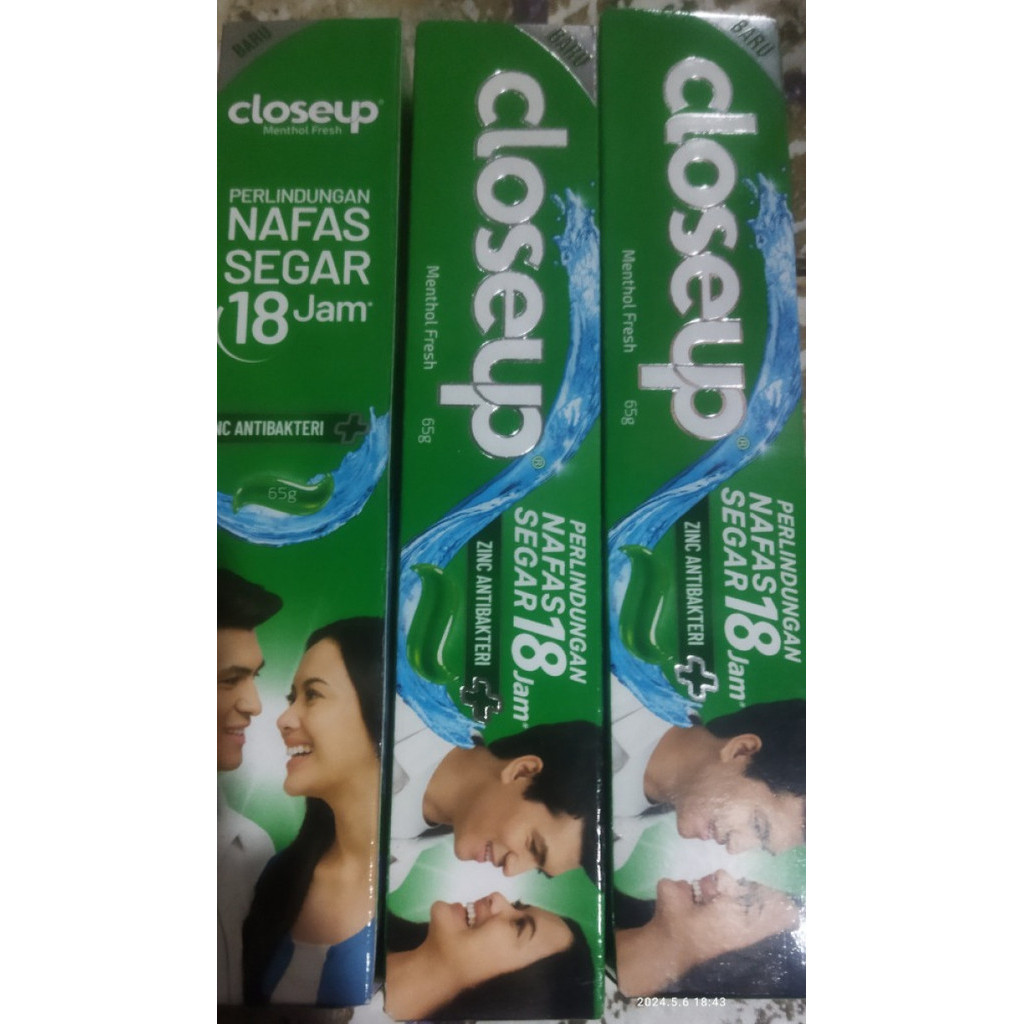pasta gigi close up green gigi odol 65gr