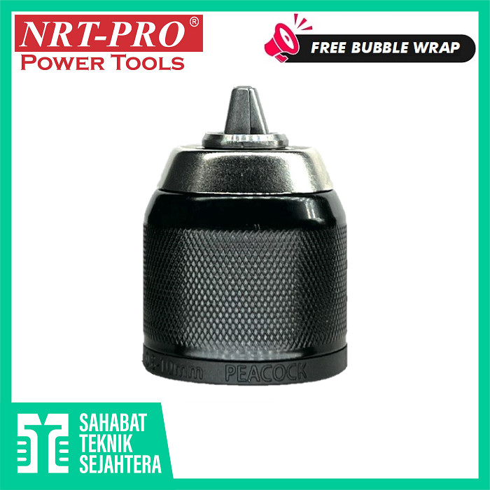 NRT-PRO Kepala Mesin Bor Cordless 10mm DC340 DC 340 HD DC740 DC 740 HD Drill Single Lock Chuck