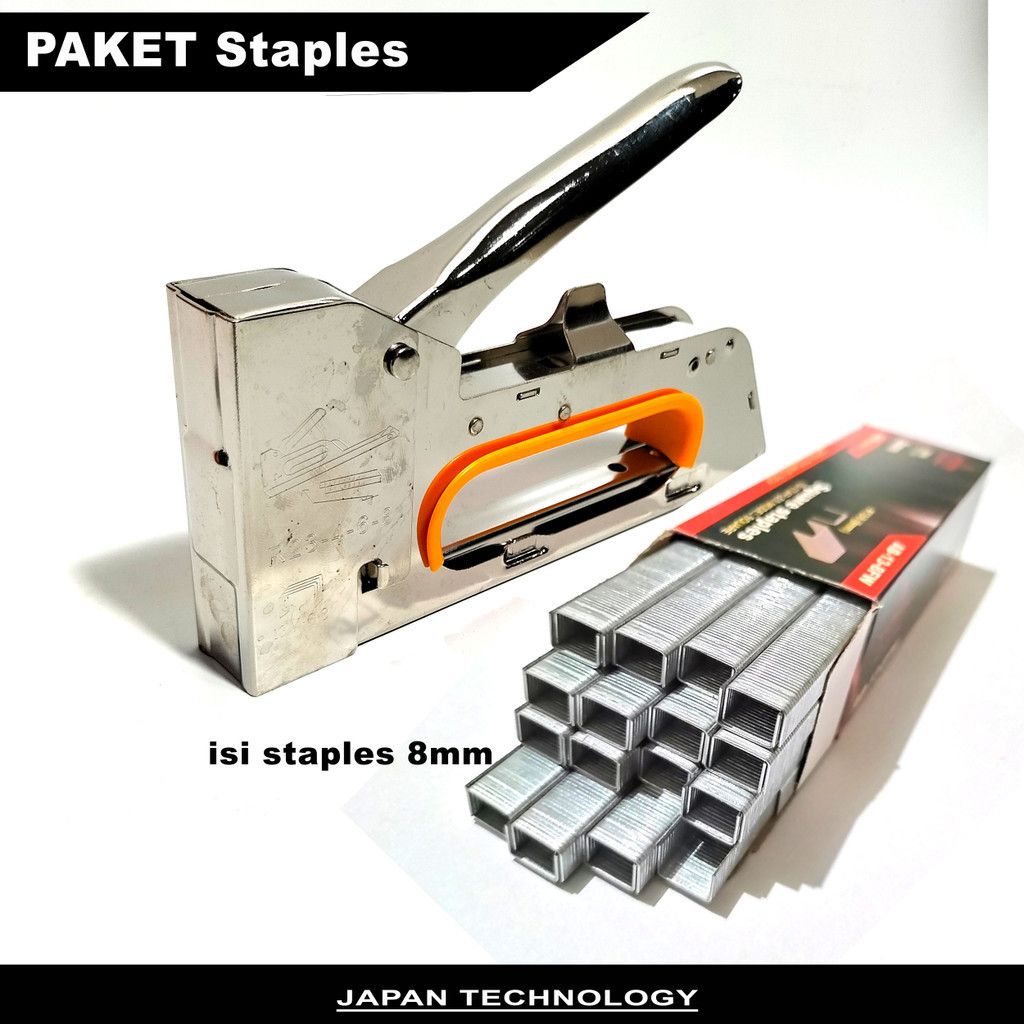 

BISA COD!! PAKET Stapler Tembak Dan Isinya yang cocok Guntacker dan isi guntacker yang cocok Steples + ISI Guntacker