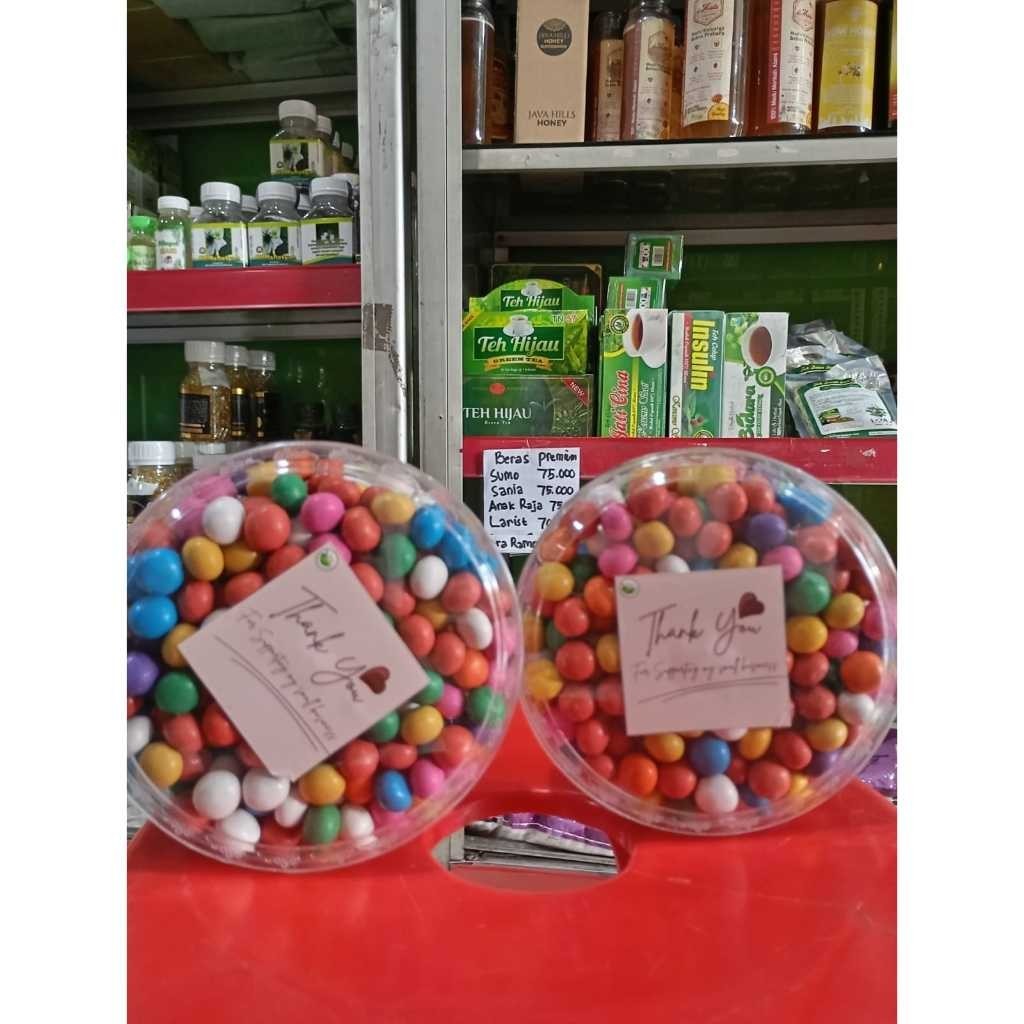 

Cemilan Buah Hati Bola pelangi kemasan toples 200gr cemilan anak sehat free bubble