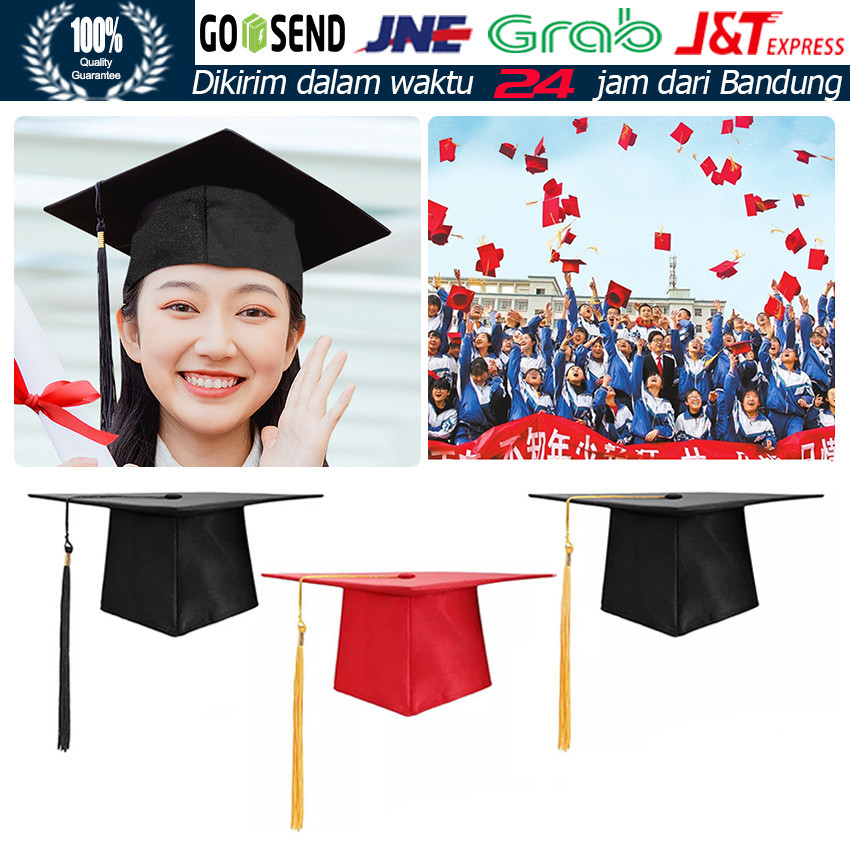 Topi Toga Wisuda / Exclusive Square Graduation Cap / Topi Wisuda / Topi Sarjana