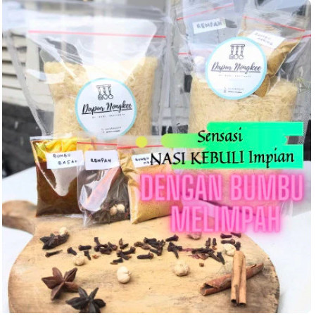 

Bumbu Instan- Beras Basmati 1kg lengkap dgn Bumbu Nasi Kebuli | Nasi Kebuli Instan