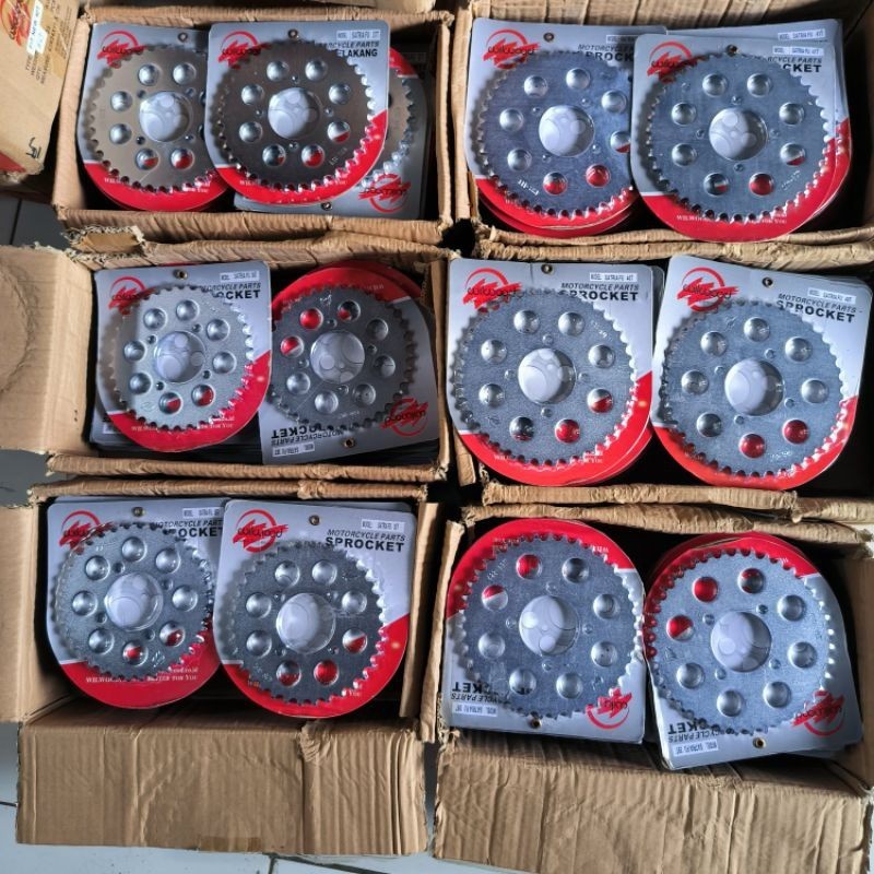 GIR GEAR BELAKANG SATRIA FU SMASH SHOGUN SATRIA 2TAK RC100 428 MODEL SSS SIZE 35,36,37,39,40,41 - SI