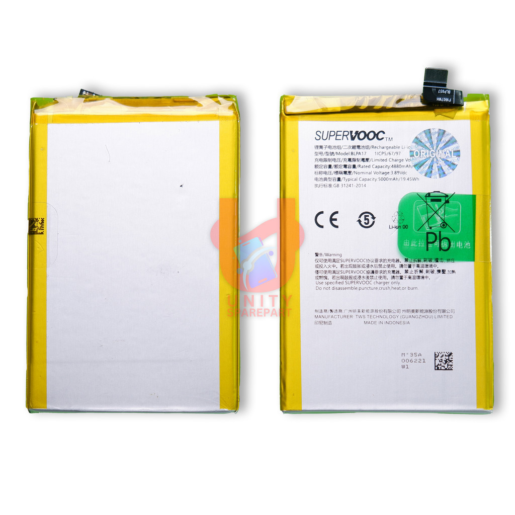 BATERAI BATRE REALME C53 BLP-A17 BLPA17