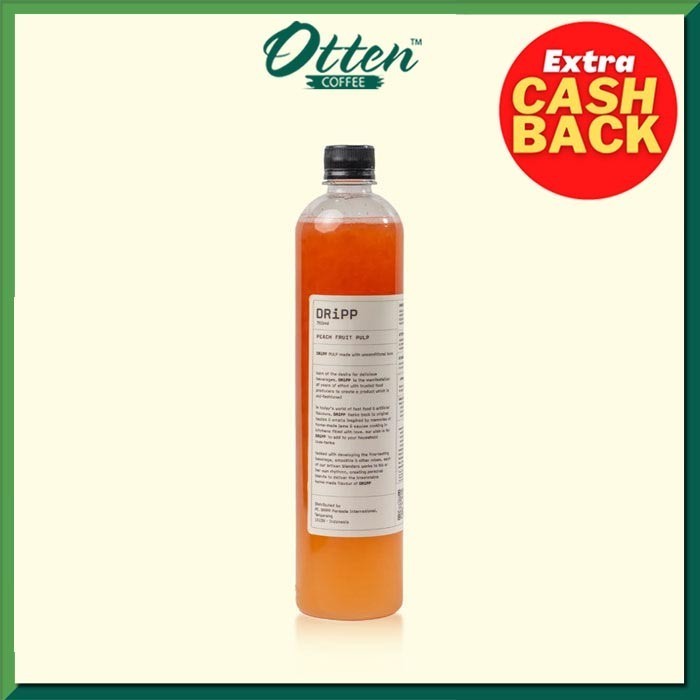 

DRiPP - Syrup Peach Fruit Pulp 760ml - Sirup Minuman Rasa Persik