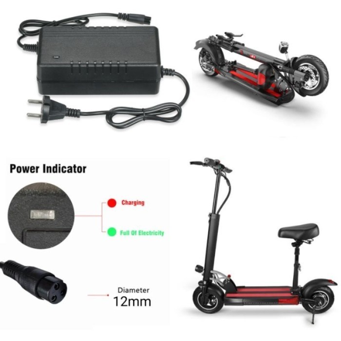 36v DC Sparepart Lithium Charger Skuter Sepeda Listrik Baru Adaptor Power Suplay SEALUP Output 42v 2