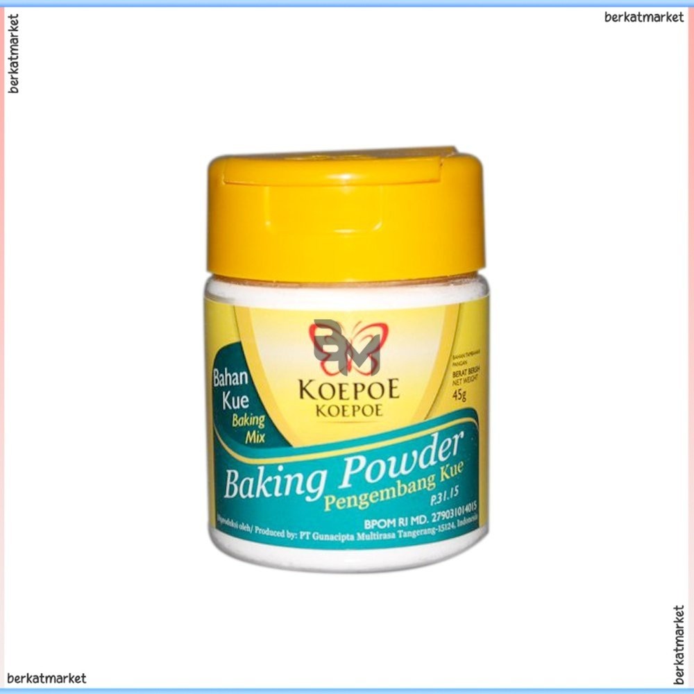 

BAKING POWDER KOEPOE KOEPOE BAKING POWDER 45G SODA KUE BUBUK PENGEMBANG KUE