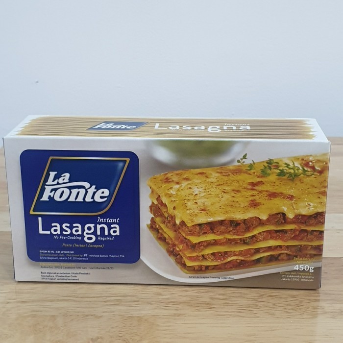 

LK4649~ sukron_86 La fonte lasagna 450 gr pasta lasagna instant - 230 gr