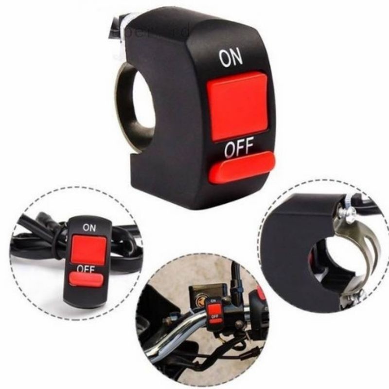 Saklar On Off Stang Motor Switch Saklar On Off Saklar Tombol On Off Universal Yamaha Honda Suzuki Ka