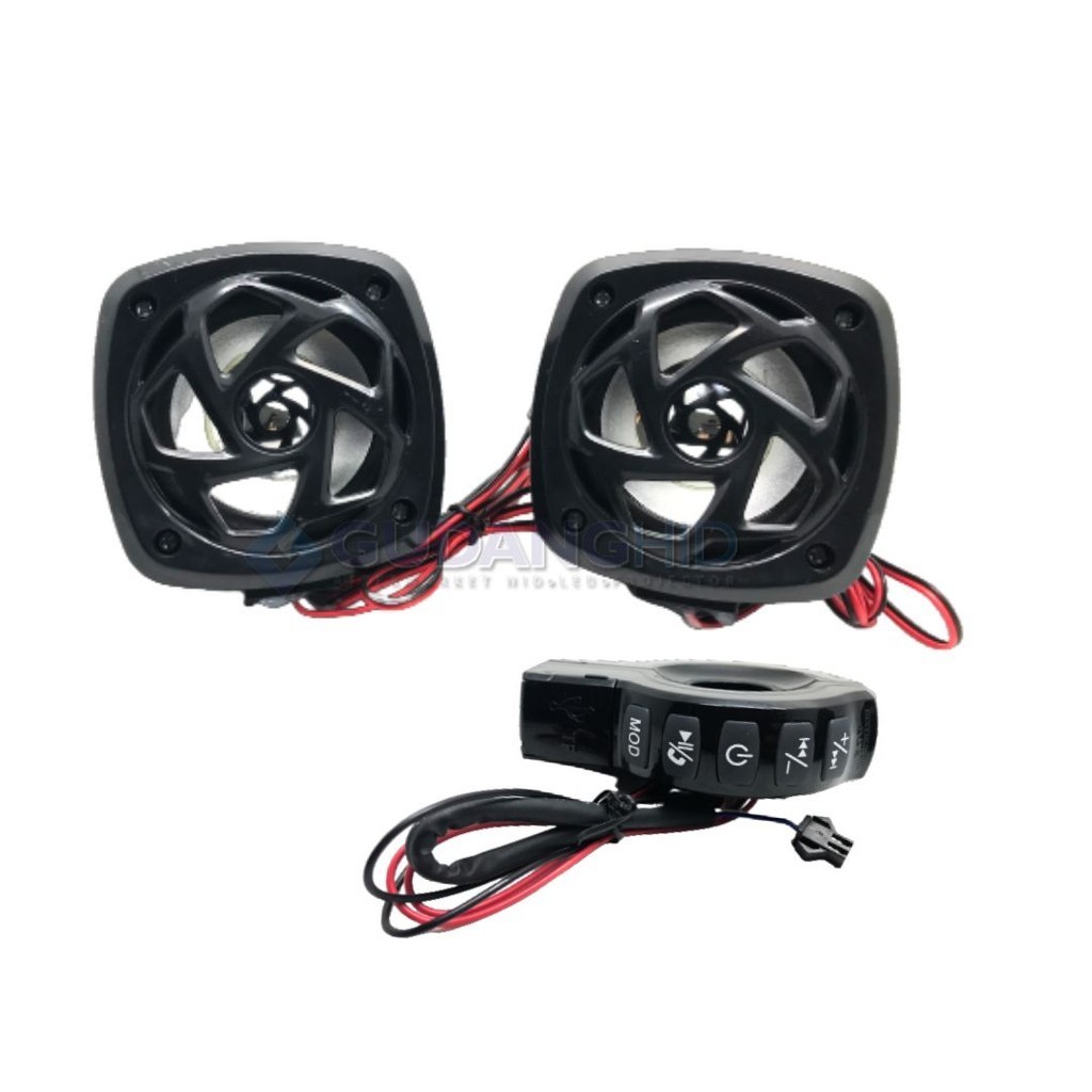 Speaker Spion Motor Bluetooth MP3 Music Player Radio FM USB SD Card