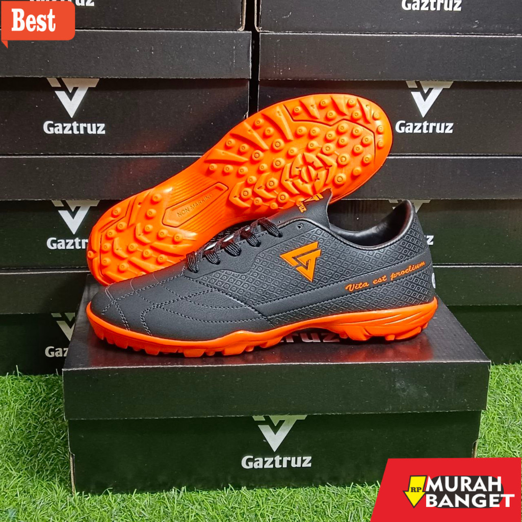 Sepatu futsal kekinian Sepatu Futsal Gastruz Rebond IN Black Original 100% Bergaransi Free Tas Ori G