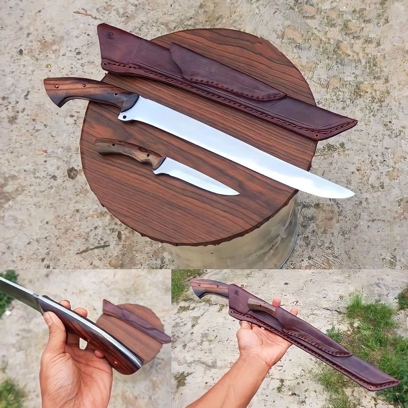 1 Set Pisau Dapur Sembelih Fulltang Premium