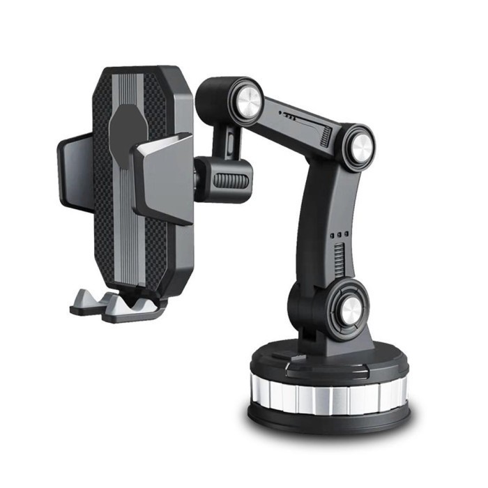 Holder HP Tempel Kaca Dashboard Suction Cup Leher Panjang Putar 360 niversal Stand Handphone Dashboard Alat Pengangga Hp Di Kaca Pejepit Hape Flexibel 4in1 4 in 1 ONE BUTTON POP UP SUCTION CUP PHONE HOLDER