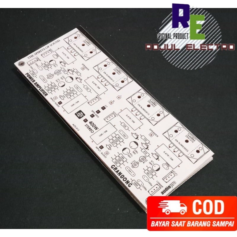 PCB Power 400W Stereo Power SANKEN SAFARI Stereo