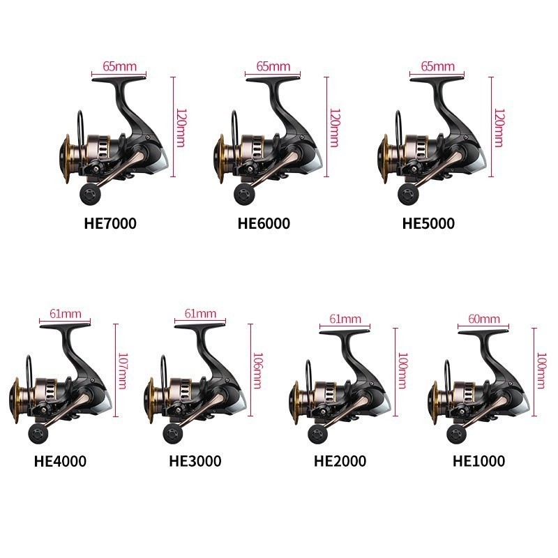 BESTPROMO REEL PANCING 10KG HE500 - 7000/ REEL PANCING MURAH KUAT POWER HANDLE/ REEL PANCING LAUT