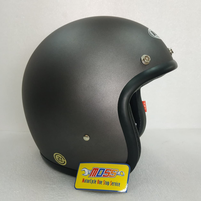 Helm INK A70 Solid Matt Gun Metal | Classic Model