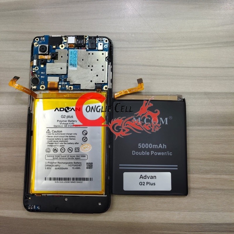 Battery Batere Batre Baterai Double Power Mcom Advan G2 Plus BERGARANSI