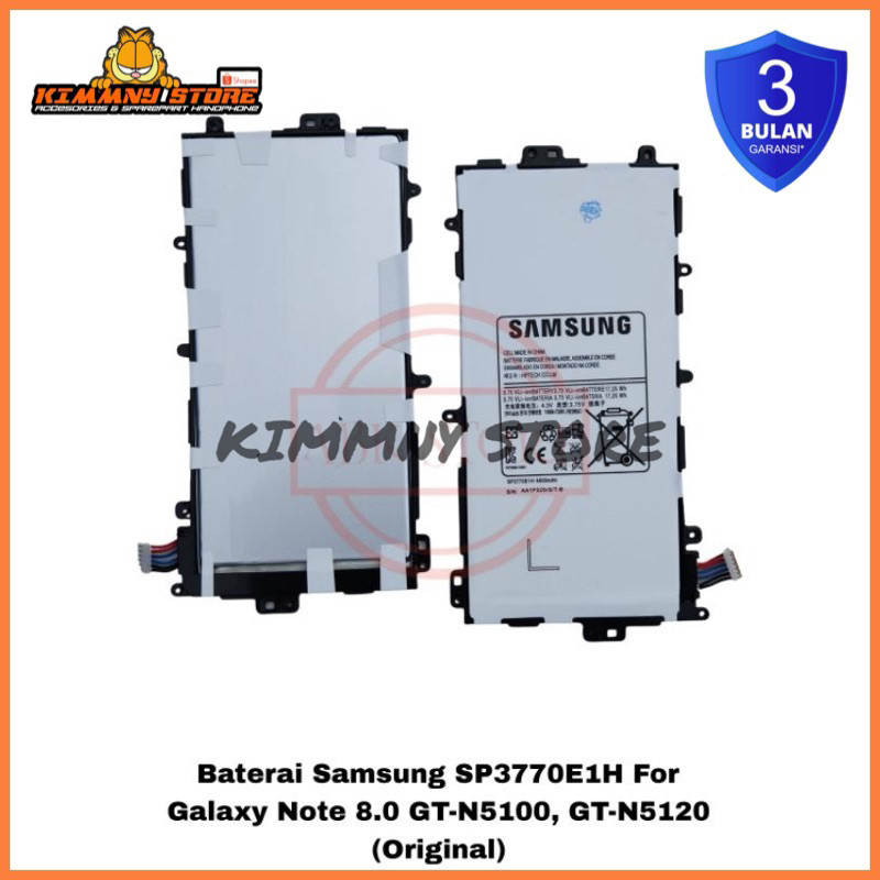 BATTERY BATERAI BATRE SAMSUNG GALAXY TAB NOTE 8.0 inch N5100 GT-N5100 GT-N5120 SP3770E1H BERGARANSI