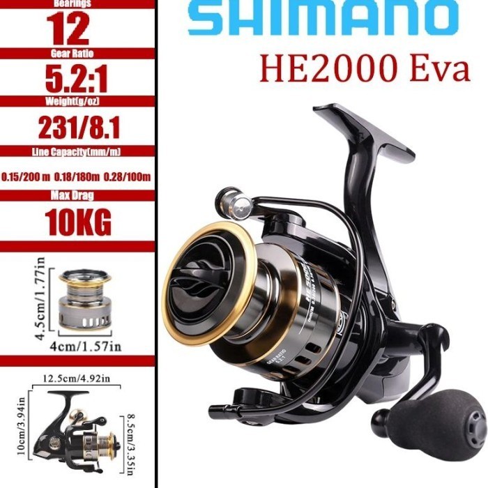 PRIMADONA REEL SHIMANO REL PANCING REEL 500-7000 SHIMANO PANCING RESMI - 2000 HE