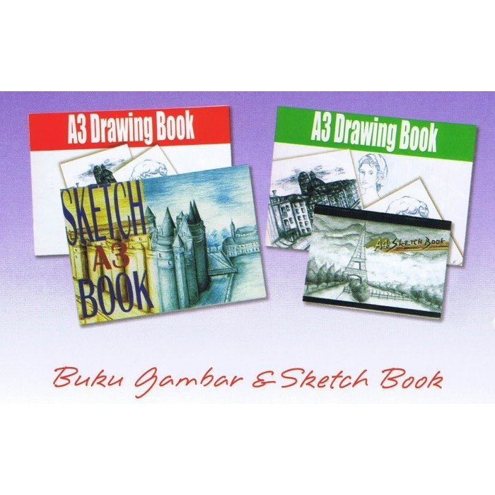 

✨LARIS✨ -KIKY SKETCH BOOK A3 SKETCHBOOK KIKY A3 SKETCH BOOK KIKY BUKU GAMBAR