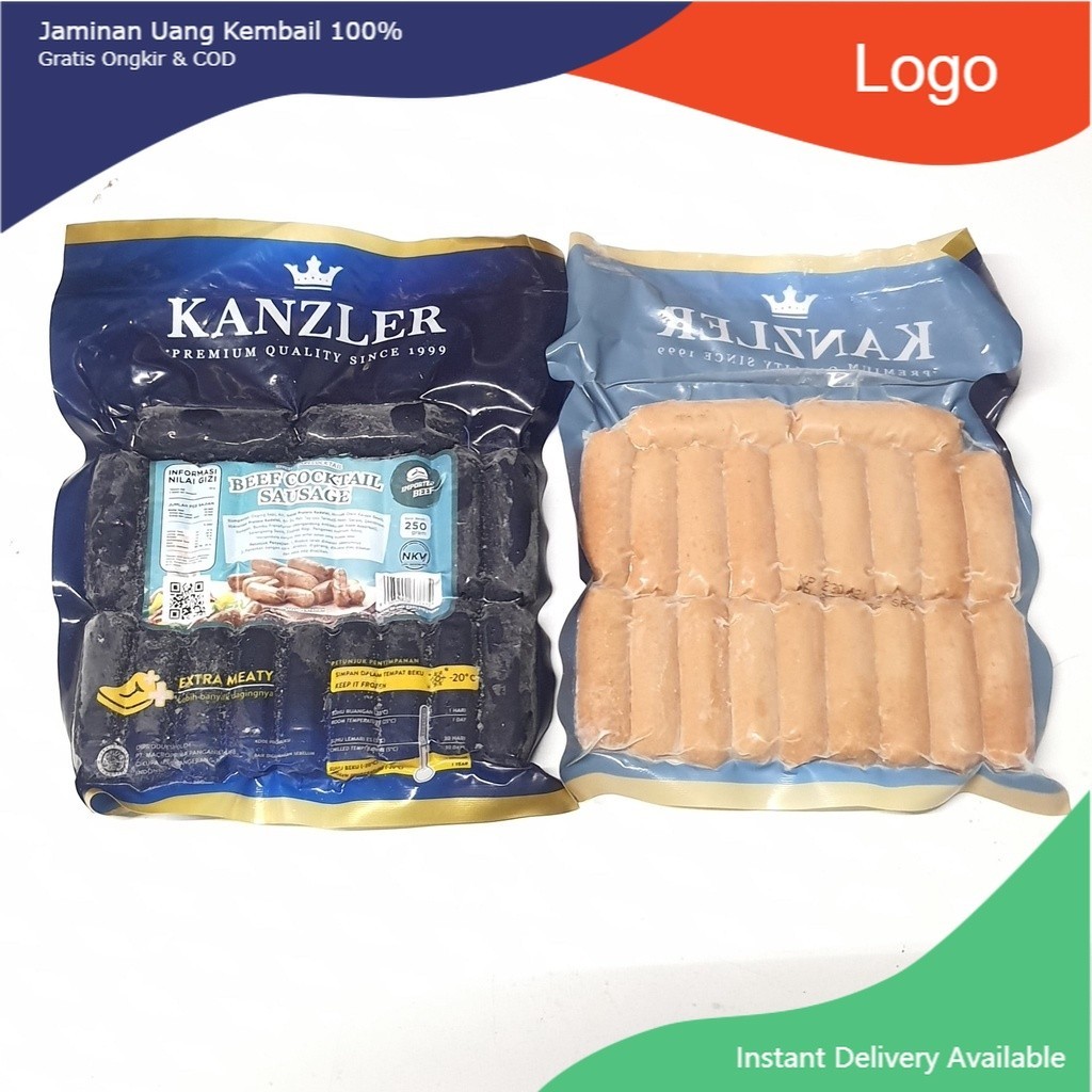

KANZLER SOSIS SAPI COCKTAIL 250GR / KANZLER BEEF SAUSAGE