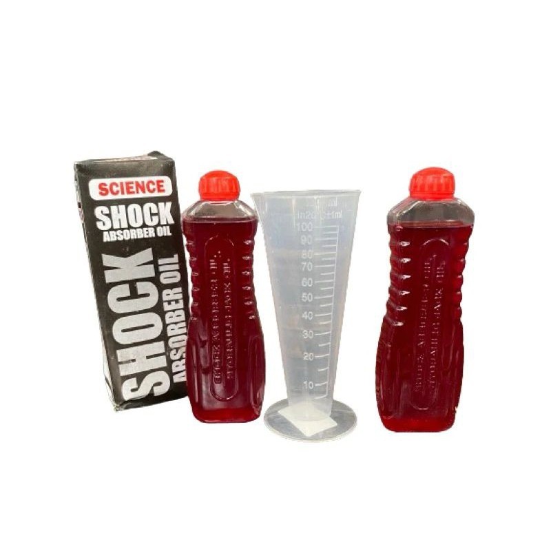 paket oli shockbreaker gelas takar 100ml