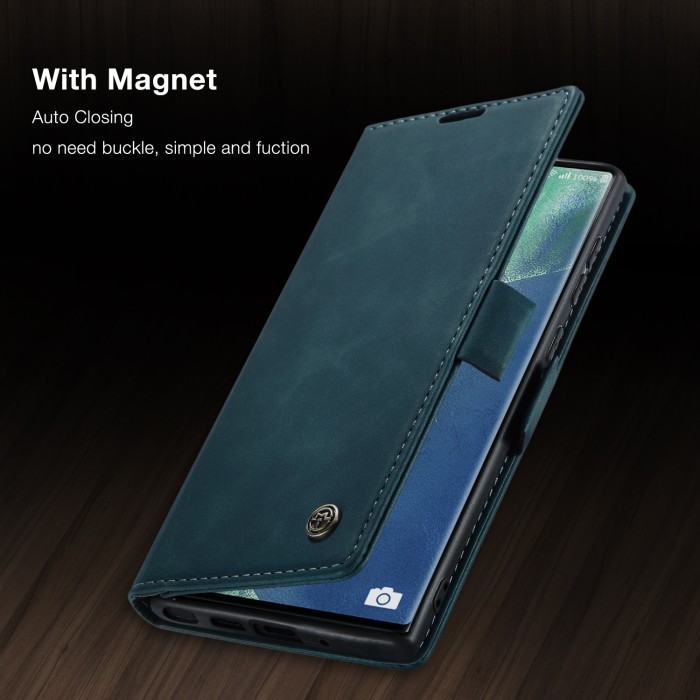 New[Promo] Samsung a32 4G Flip Case Caseme Cover Leather Wallet sarung - Hijau