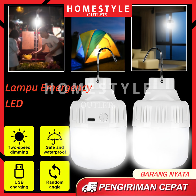 Lampu Emergency LED / Lampu Ajaib Jumbo Tetap Nyala Lama Walau Listrik Mati / Lampu Emergency / Lent