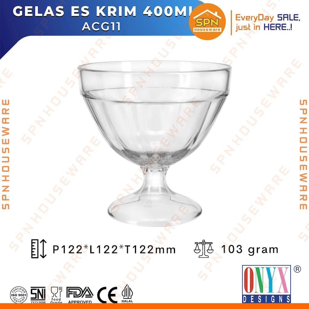 ONYX Gelas Es Krim 400Ml ACG11AAF.FROSTY02