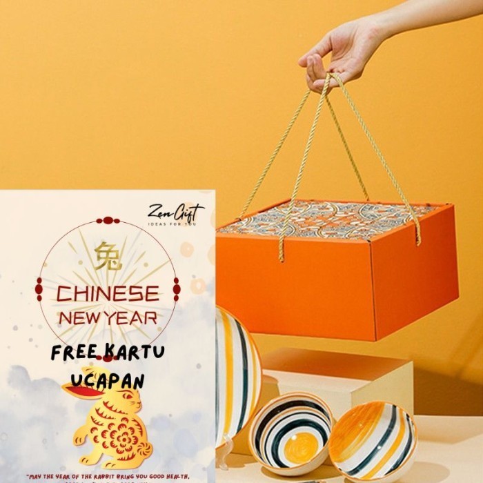 

✨LARIS✨ -Mangkok Ceramic Microwaveable Bohemian Style Hampers EVENT Gift Set