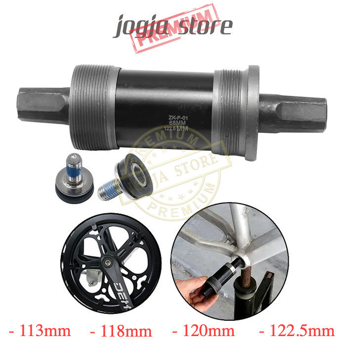 BB Bearing 68 mm VP Axis Square Mountain Bicycle Bottom Bracket Crankset 68mm x 113mm/118mm/120mm/12