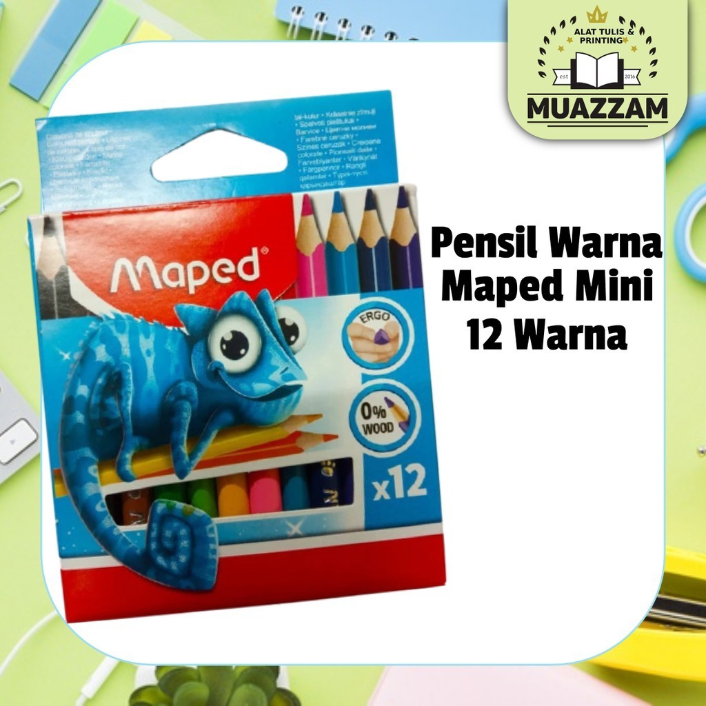 

Maped Pensil Warna 12 warna Pendek 832752