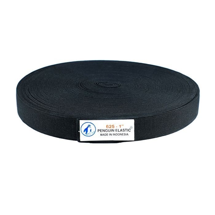 KARET ELASTIS / ELASTIC PENGUIN 625 HITAM 1 inch - (2,5cm)