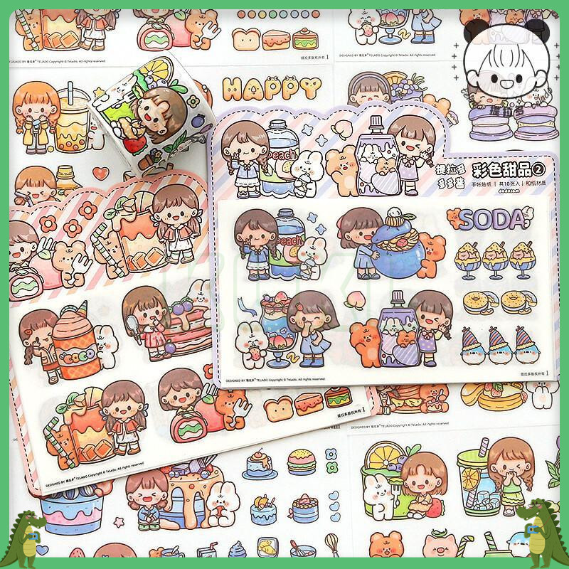 

✨ KLKL ✨ Sticker 10 Lembar Stiker Stiker Makanan Stiker Aqiqah Sticker Logo Custom Stiker Souvenir Print Sticker Custom Stiker Kue Sticker Label Custom