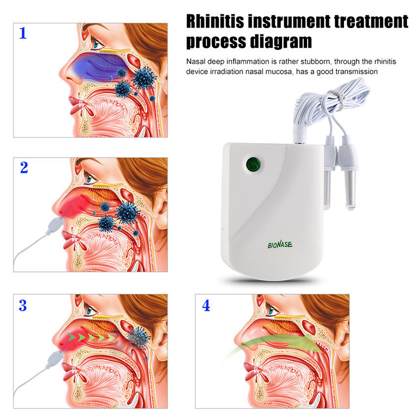 Alat Terapi Teraphy Sinus Sinusitis Rhinitis Hidung Pilek Laser Infrared Kesehatan Hidung Terapi