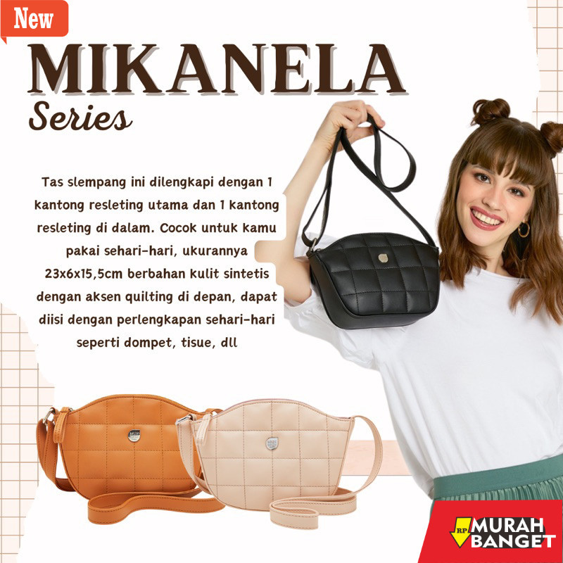 tas selempang wanita shopee haul TAS SLEMPANG MIKANELLA BRUNBRUN PARIS