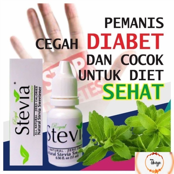 

ROYAL STEVIA TETES l Gula Cair Stevia Pemanis Alami 15 ml