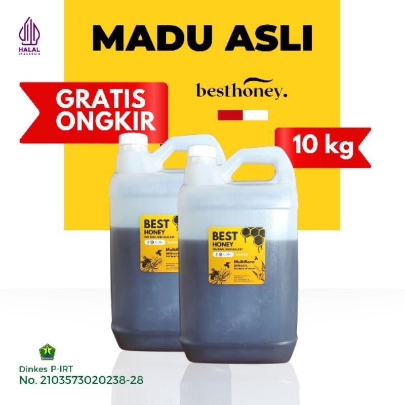 

Best Honey Madu Asli Multiflora Original 10 Kg
