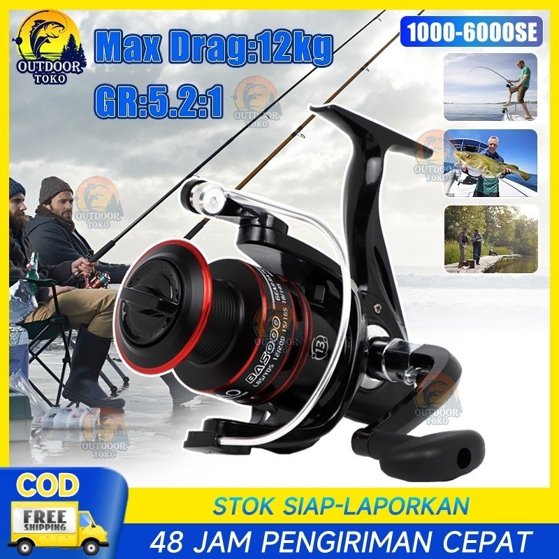 Reel Spinning Pancing Air tawar Ultralight Freshwater Reel Pancing Power Handle 1000 2000 2500 3000 