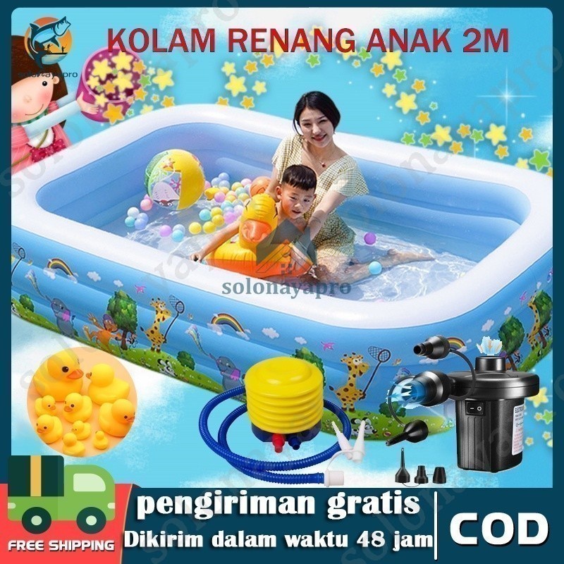 1.2m/1.5m/1.8m/2.1m Kolam renang anak bak renang anak murah kolam karet//kolam renang tanpa pompa/ko
