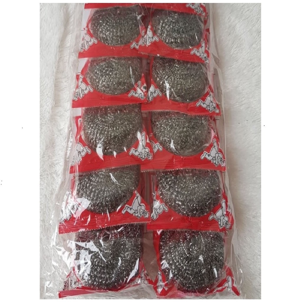 Spon cuci piring  spon kawat 1renceng isi 12pcs