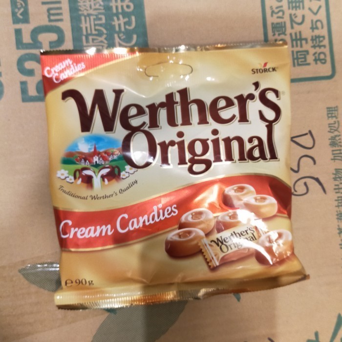 

storck werther's original creamy candies 90gr permen candy