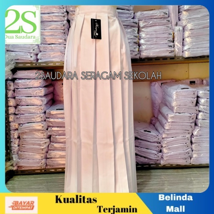 

⭐COD⭐ MURAH Rok Panjang Rempel Putih SD/SMP/SMA Seragam Sekolah 24