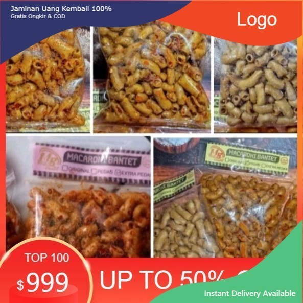 

Makaroni Bantet Extra Pedas Asli Tasikmalaya 50gr - Original
